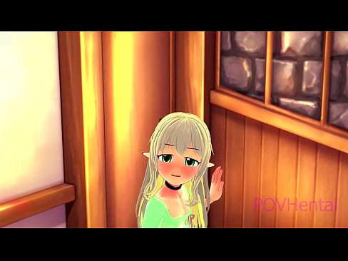 ❤️ (Trap) Elvish mjakazi hukusaidia kunawa uso wako. Ponografia yenye ubora ﹏